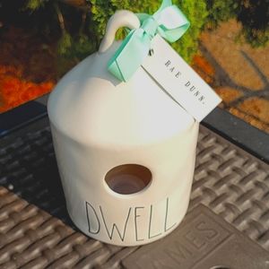 NEW Rae Dunn "Dwell" Butterfly Birdhouse